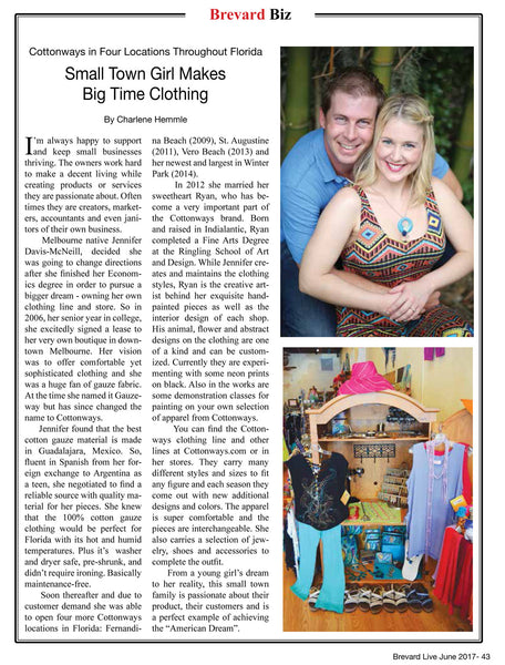 FEATURED in Brevard Live Magazine