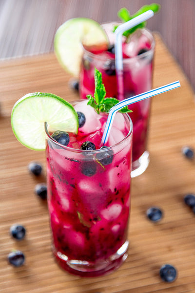 Cocktail fun for Summer - Cool off with a Blueberry Mojito