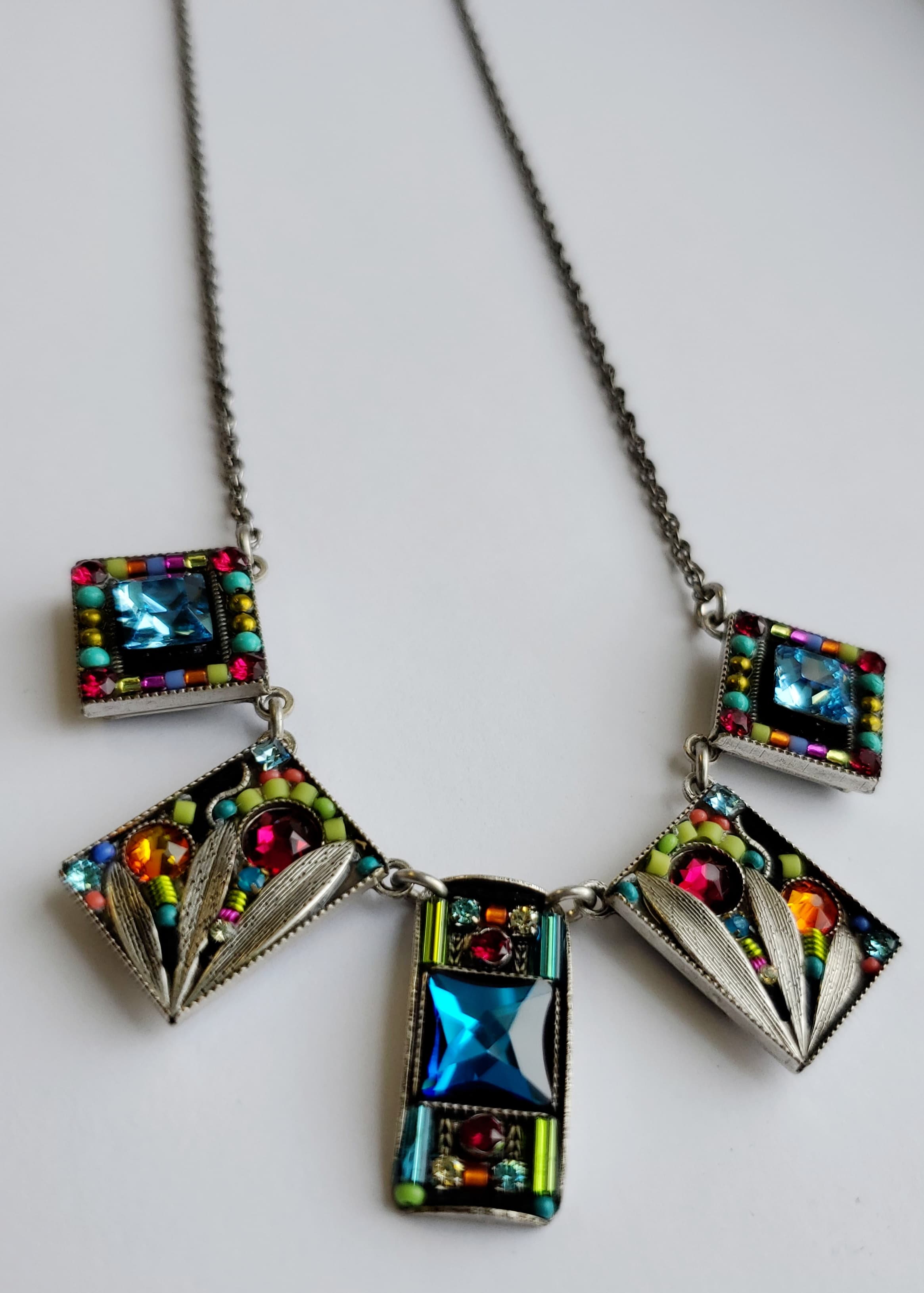 Firefly 8714 Luxe 5-Piece Swarovski Crystal Necklace