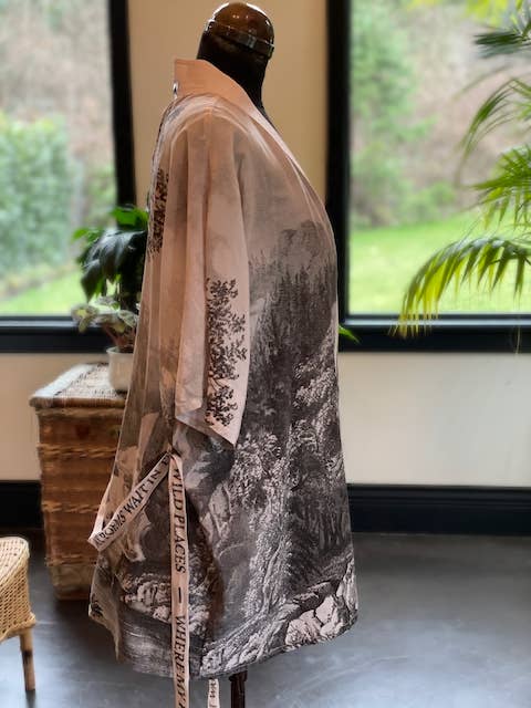 Wildwood Luxury Silk & Bamboo Viscose Artist Kimono