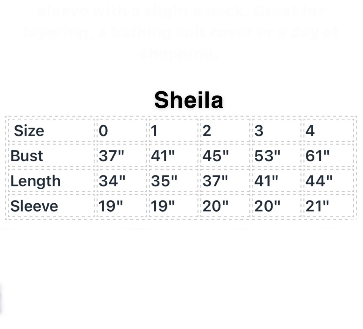 Sheila Flared Sleeve Tunic Long Top/Dress