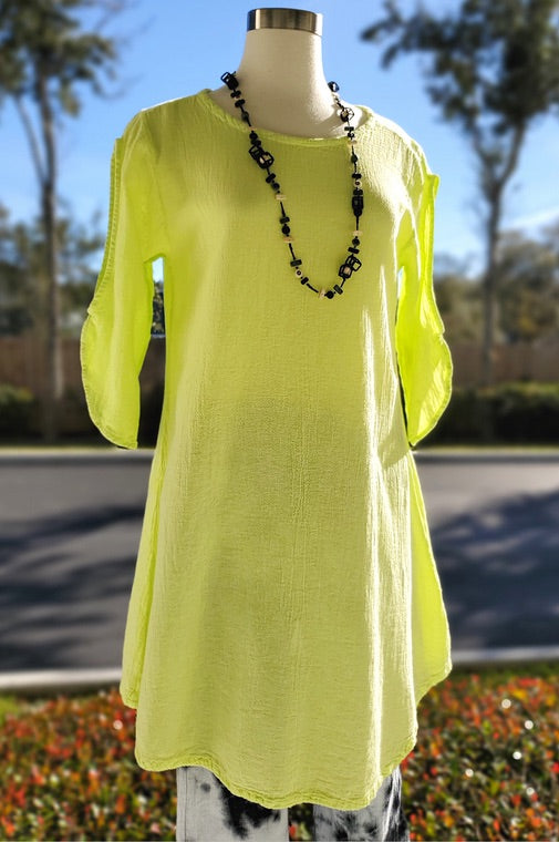 Teri Cold Shoulder Tunic, Top and Dress