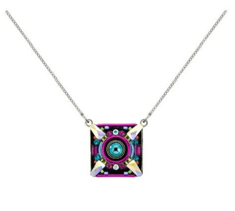 Firefly 8684 Square Architectural Necklace