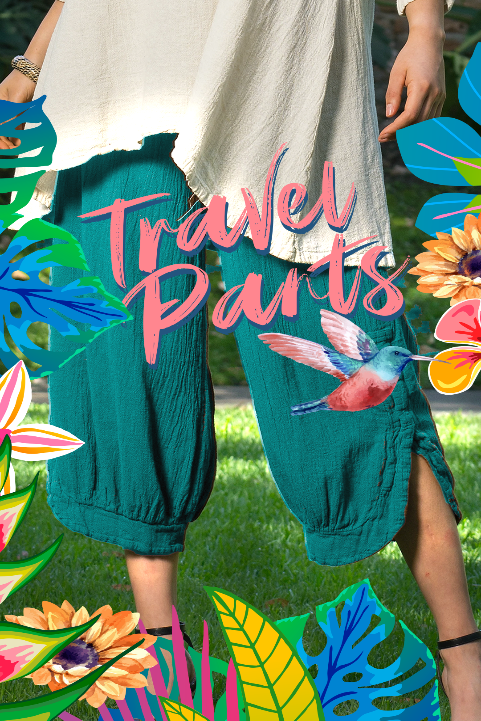 Travel Pants with Roomy Pockets, and Tons of Comfort!